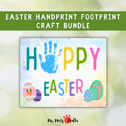 Easter handprint art activities are amazing ways to celebrate the holiday with your kids and create special memories to enjoy for years to come. This amazing printable set makes it easy to get started with these holiday fun activities.