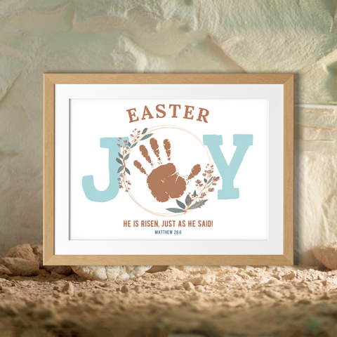 Celebrate Jesus this Easter with your little one with these super fun and faith-filled Handprint Art crafts! This Easter Handprint Art Printable has 4 designs to get the Child's Footprint and Handprints in a creative way.