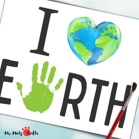 Celebrate Earth Day with the Earth Day Kids Handprint Art These Two Hands Can Change the World. Printable Earth Day Activity for Daycare and School perfect to create as a keepsake or even use as a greeting card this Earth Day.