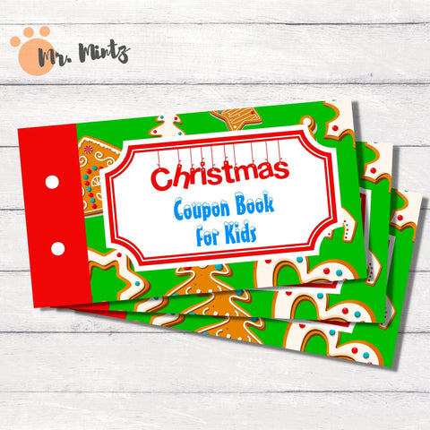 Need some fresh ideas for giving Christmas gifts to kids? These cute coupon books allow you to create the perfect gift, customized by you for each recipient. Download this Christmas coupon book and get 24 unique pre-filled coupons as well as 6 blank ones for custom coupons. Merry Christmas!!!