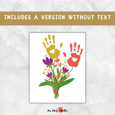 Mother's Day handprint gifts that kids can easily make for moms and grandmothers. Lovely keepsake crafts that mothers will love.