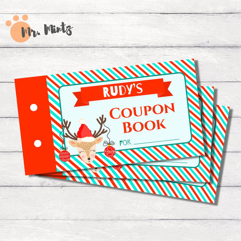 Need some fresh ideas for giving Christmas gifts to kids? These cute coupon books allow you to create the perfect gift, customized by you for each recipient. Download this Christmas coupon book and get 24 unique pre-filled coupons as well as 6 blank ones for custom coupons. Merry Christmas!!!