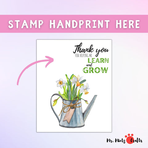 Ideal for Teacher Appreciation Day or as an end-of-year token, this craft is a wonderful way for preschool and kindergarten students to show appreciation.