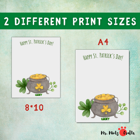Are you ready for St Patricks Day? This sweet and simple project to do with your kids for St. Patrick's Day. This Lucky Little Leprechaun Handprint Art makes the perfect card for parents, grandparents and loved ones!