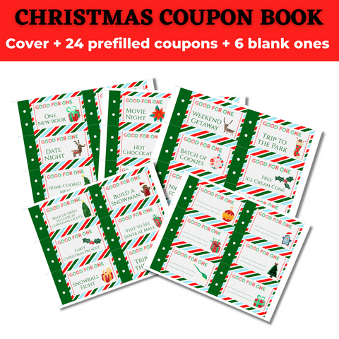 Christmas coupon book for kids