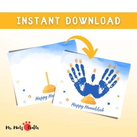 A fun and engaging Hanukkah Handprint Craft that is a great way to teach kids about Chanukkah and countdown to Hanukah at the same time!