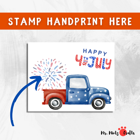Celebrate the 4th of July with our Firework Handprint Craft. Kids create vibrant firework art using their handprints. Easy and festive, it's perfect for decorating and gifting on Independence Day!