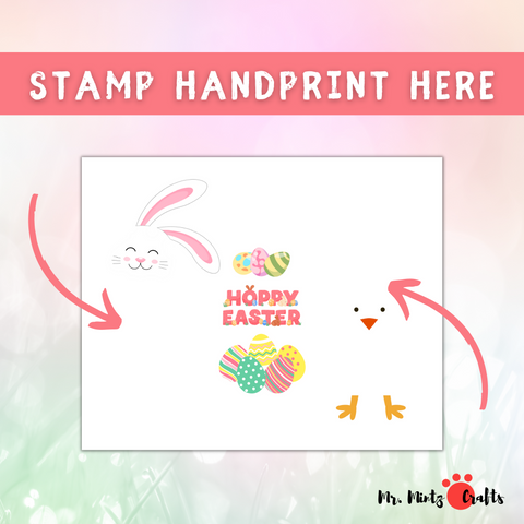 Easily & quickly create a special Easter memory. Perfect to gift to loved one this Easter, use as an easter decoration or a craft activity.