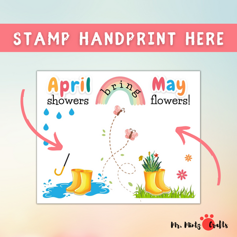 Looking for some fun, educational spring theme ideas to make learning fun this April and May? This April Showers Bring May Fingerprint Flowers craft can be framed or matted and given as a gift.