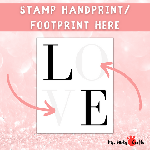 A simple but memorable and very dear to the heart handprint craft to do with your little one this Valentine's Day!