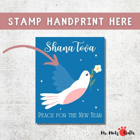 Create your own special keepsake with this adorable handprint craft template for Rosh Hashana. Make the Jewish New Year extra special.