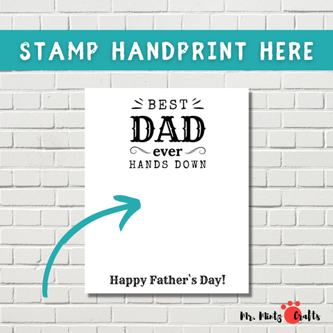 This Fathers Day craft not only allows for a fun and creative activity, but it also creates a lasting memory that your dad will treasure. The handprint serves as a symbol of the strong bond and love between a child and their dad.