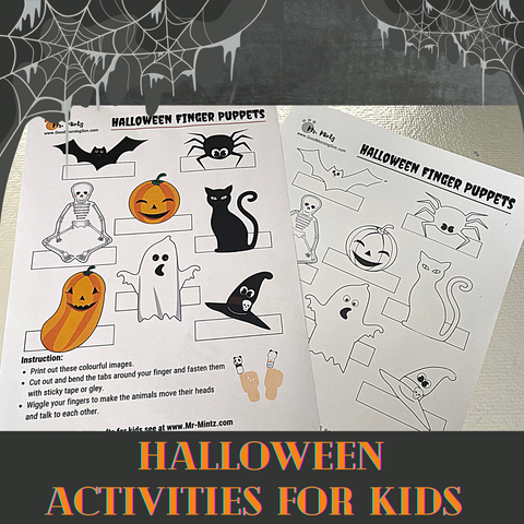 Halloween Finger Puppets for the Little Ones. Halloween Crafts for Kids. Halloween Crafts for KiEasy Halloween Crafts for Toddlers and PreschoolersHalloween Crafts for Kids