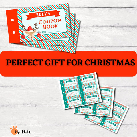 Need some fresh ideas for giving Christmas gifts to kids? These cute coupon books allow you to create the perfect gift, customized by you for each recipient. Download this Christmas coupon book and get 24 unique pre-filled coupons as well as 6 blank ones for custom coupons. Merry Christmas!!!