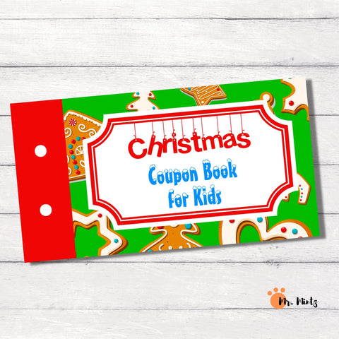 Need some fresh ideas for giving Christmas gifts to kids? These cute coupon books allow you to create the perfect gift, customized by you for each recipient. Download this Christmas coupon book and get 24 unique pre-filled coupons as well as 6 blank ones for custom coupons. Merry Christmas!!!