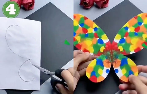 Easy Symmetrical Butterfly Craft