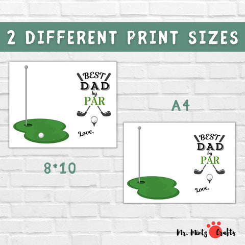 Celebrate Golf Dad with our handprint craft. Kids create a personalized masterpiece with Best Dad by Par. A unique Fathers Day gift that honors his love for golf and the special bond with his children.