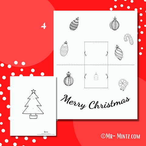 These printable Christmas cards come in five different designs with either a Santa Сlaus, Сhristmas Tree, Grinch, Snowman, Gingerbread Man.