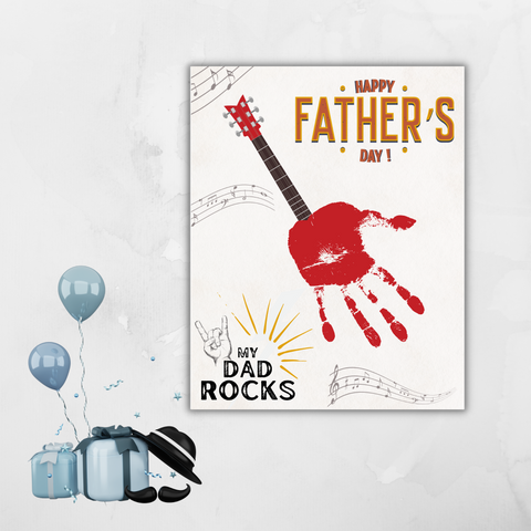 Looking for a gift for Dad? Check out our Father's Day hand and foot print templates. Personalize each design with your child's prints and create a unique keepsake that dad will cherish forever.