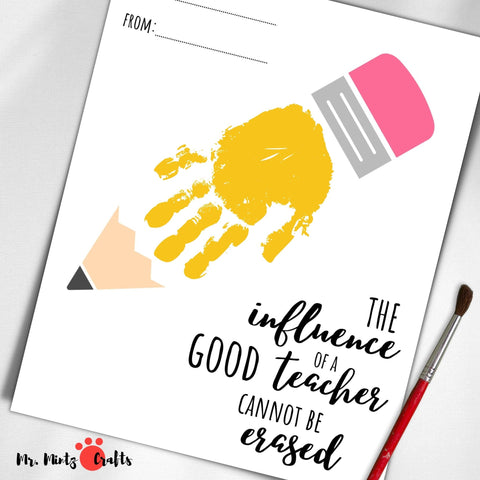 Ideal for Teacher Appreciation Day or as an end-of-year token, this craft is a wonderful way for preschool and kindergarten students to show appreciation.