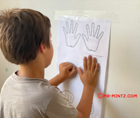 bilateral coordination activities for kids hands printable