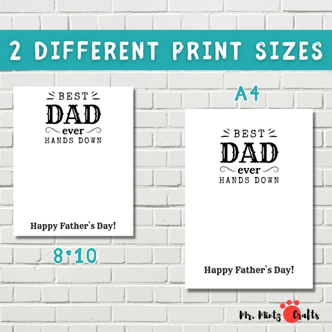 This Fathers Day craft not only allows for a fun and creative activity, but it also creates a lasting memory that your dad will treasure. The handprint serves as a symbol of the strong bond and love between a child and their dad.