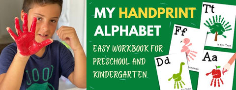 handprint alphabet book crafts for preschoolers