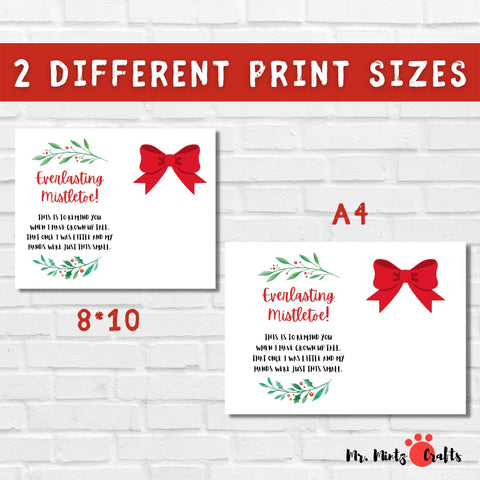 This Christmas Handprint Poem is the perfect gift to send home to the parents for the holidays. They will hang the mistletoe poem for years to come!