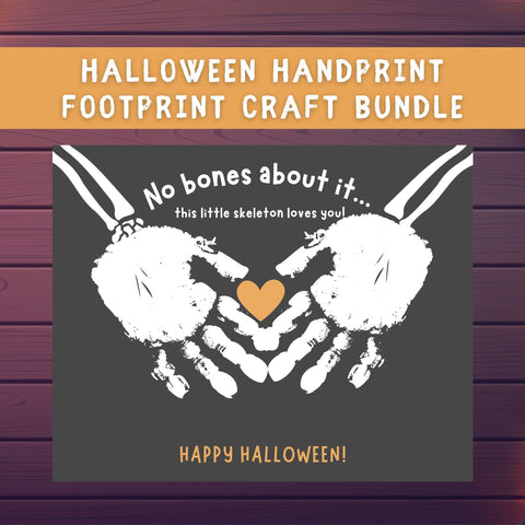 Looking for a spooky activity to do with the kids? Then check out these awesome Halloween handprint and footprint crafts!