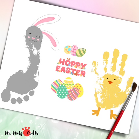 Easily & quickly create a special Easter memory. Perfect to gift to loved one this Easter, use as an easter decoration or a craft activity.