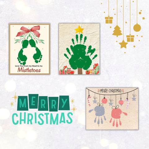 Christmas handprint art activities are amazing ways to celebrate the holiday with your kids and create special memories to enjoy for years to come. This amazing printable set makes it easy to get started with these holiday fun activities.