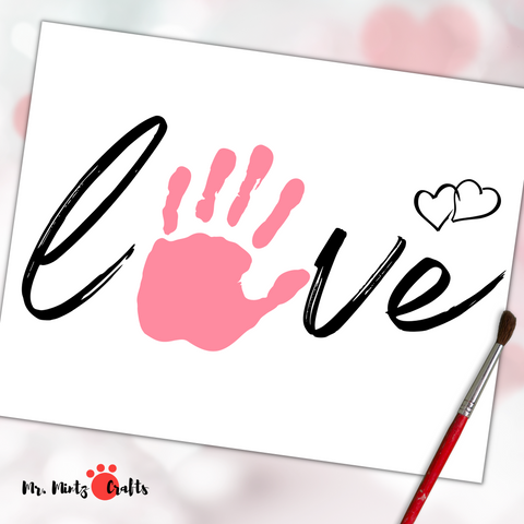 Here is a creative Valentines handprint and fingerprint art. Easily & quickly create a special valentines gift. A fun valentines card to cherish forever!