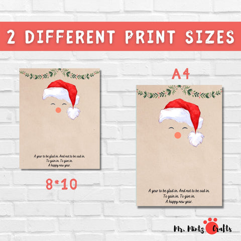 This easy Santa handprint craft is such an adorable keepsake! Kids will love making these Santa handprints as a Christmas craft and card.