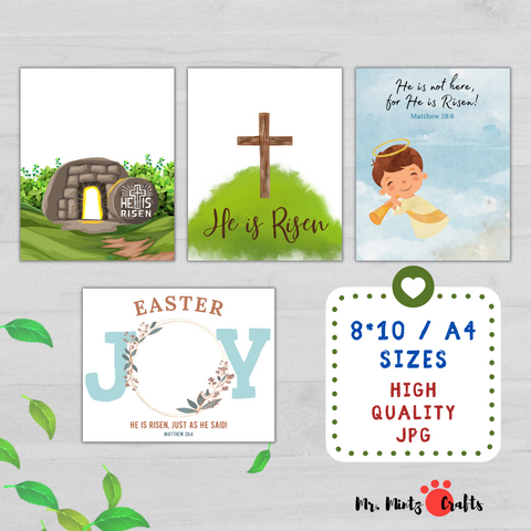 Celebrate Jesus this Easter with your little one with these super fun and faith-filled Handprint Art crafts! This Easter Handprint Art Printable has 4 designs to get the Child's Footprint and Handprints in a creative way.