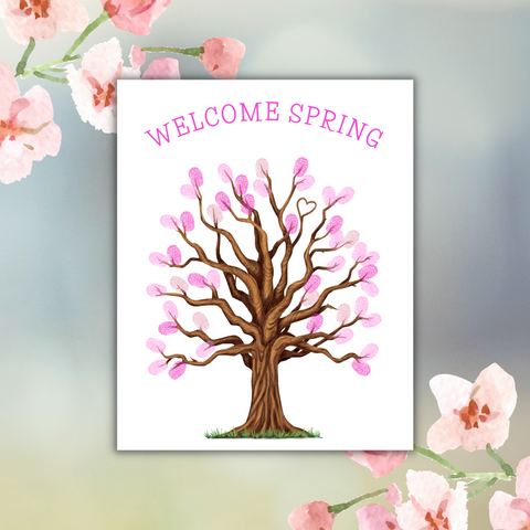 Say goodbye to Winter and celebrate Spring with these pretty crafts! All ideas are Spring Handprint and Fingerprint Crafts that kids will love.