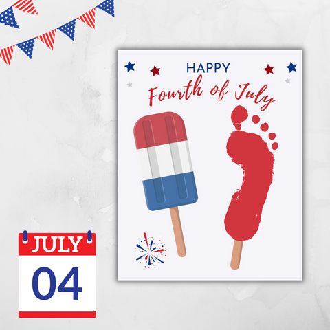 Celebrate the 4th of July in style with our incredible bundle of 8 hand and footprint crafts. Craft templates include iconic symbols of American pride such as the American flag, Statue of Liberty, firecracker, and majestic eagle.