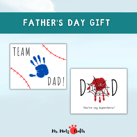 Looking for a gift for Dad? Check out our Father's Day hand and foot print templates. Personalize each design with your child's prints and create a unique keepsake that dad will cherish forever.