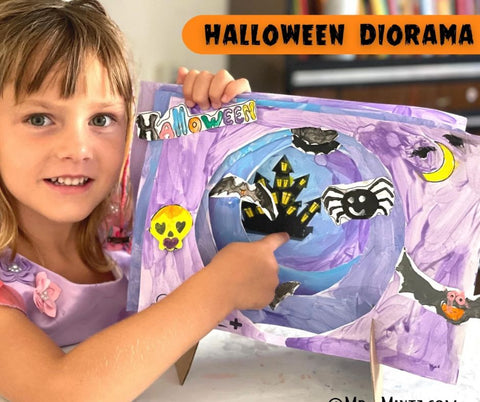 Easy Halloween Diorama Craft Project for Kids