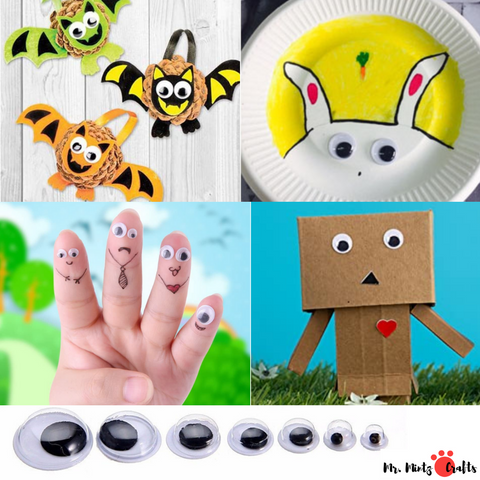 These Googly Eyes are sorted by size in a box, the box is transparent and easy to carry. And the stickers are easy to peel off, you can stick them on any places.