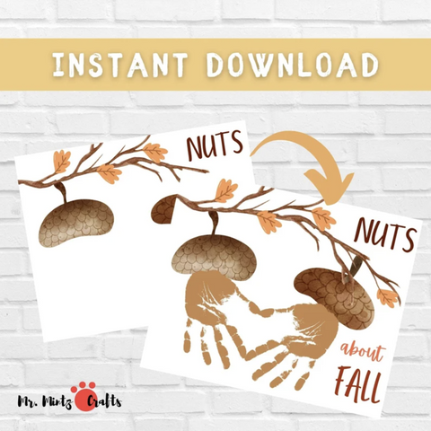Are you looking for a fun Thanksgiving art project to work on with the kids this year? Acorns are always fun to play with in the fall so why not make some handprint acorns?! It’s a really easy craft that can be made at any age.