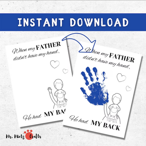 Cute and easy Handprint Father's Day Crafts for preschoolers (and kids!). Make Father's Day special with these fabulous handprint ideas and designs.