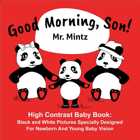 black and white baby books Good Morning, Son