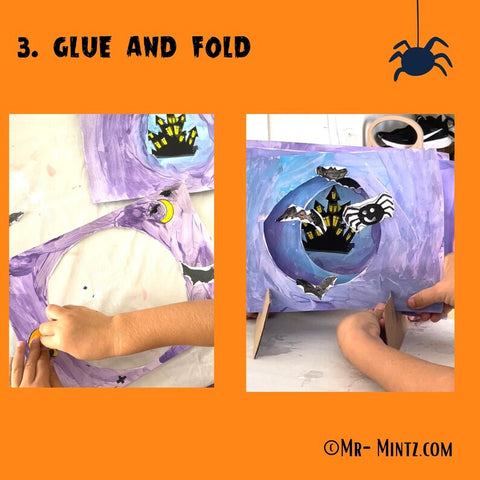 This Halloween Diorama is the perfect way to get the family excited about the fall. Make as an easy project or spooky decoration.