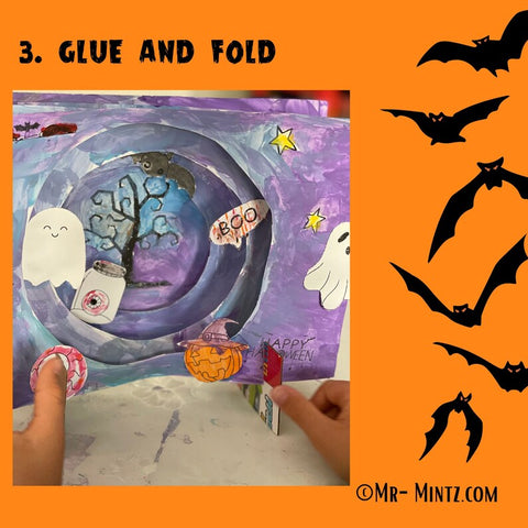 This Halloween Diorama is the perfect way to get the family excited about the fall. Make as an easy project or spooky decoration.