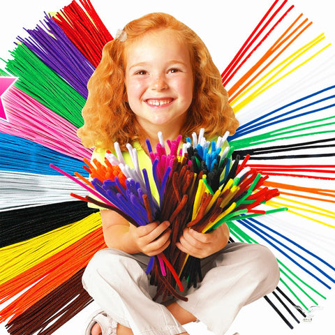 Pipe cleaners are such a wonderful activity for preschoolers and family to have fun together. Great for teachers to enhance classroom projects. It can be formed into puppets, flowers, vegetables, animals, gift wrapping, holiday ornaments, etc.