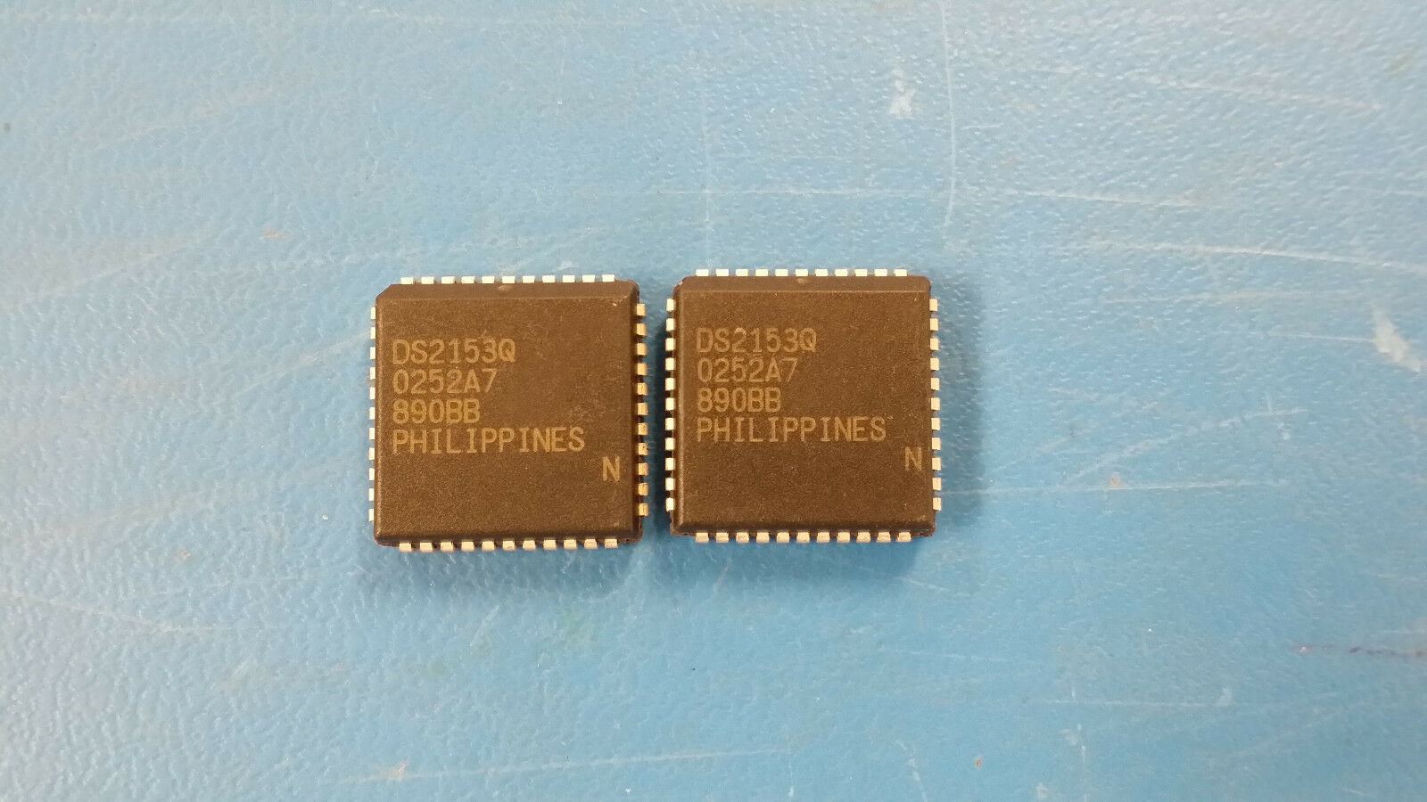 2 Pcs Ds2153qn Dallas Ic Txrx E1 1 Chip 5v Ind 44 Plcc Datacom Fram Specialty Parts Electronic Components Inc