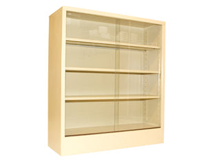 Steel Bookcase With Sliding Glass Doors Shop Online And Save