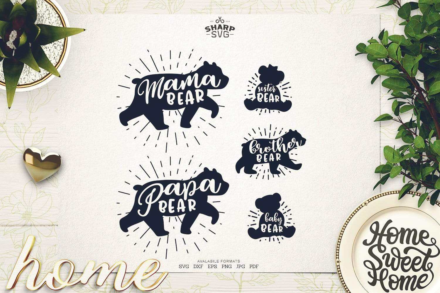 Download Family Bear Svg Papa Bear Svg Mama Bear Svg Family Svg Files Sharpsvg