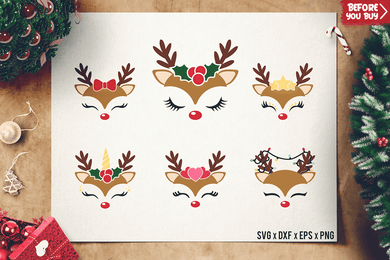 Free Free Unicorn Reindeer Svg 468 SVG PNG EPS DXF File