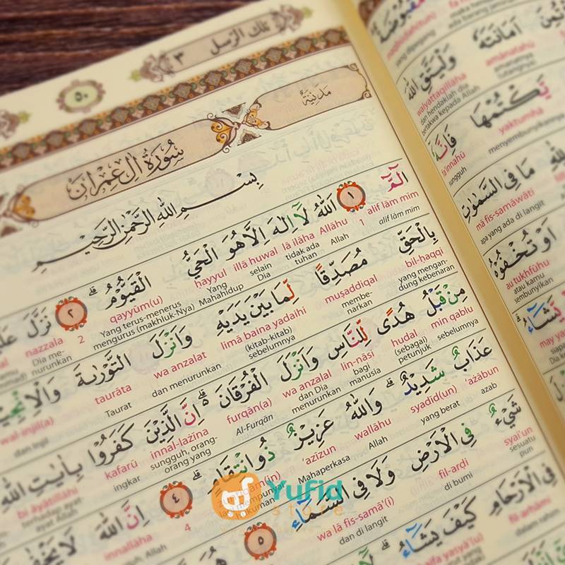 Al Quran Al Mumayyaz Tajwid Warna Transliterasi Perkata
